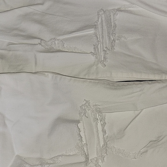 Sz14 SkyHi Straight white jeans with button fly - Picture 5 of 5